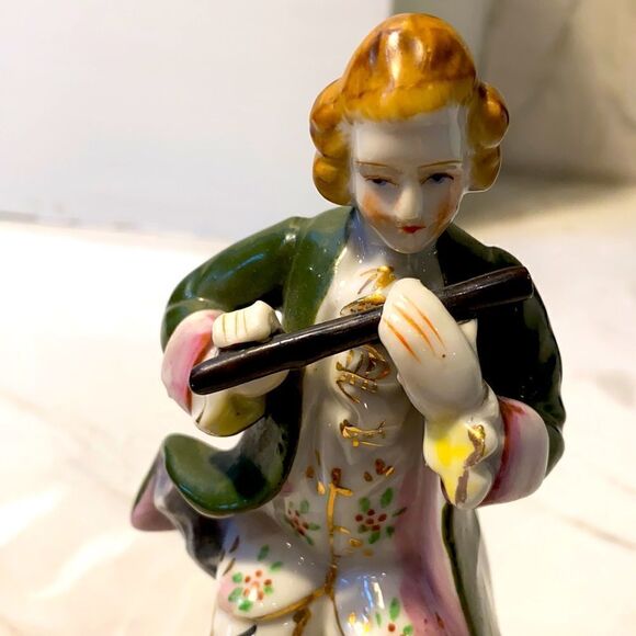 Nice Occupied Japan Boy Playing Flute. - Picture 5 of 5